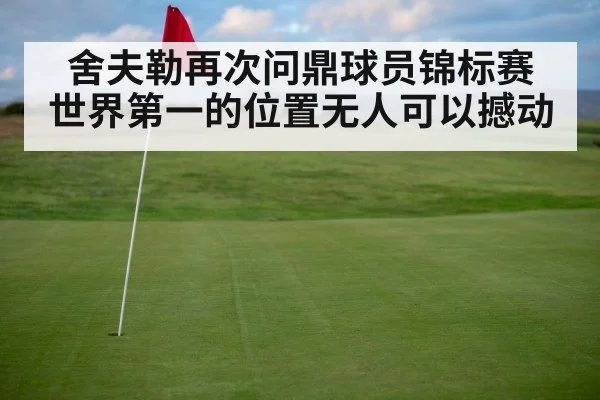 舍夫勒再次问鼎球员锦标赛 世界第一的位置无人可以撼动
